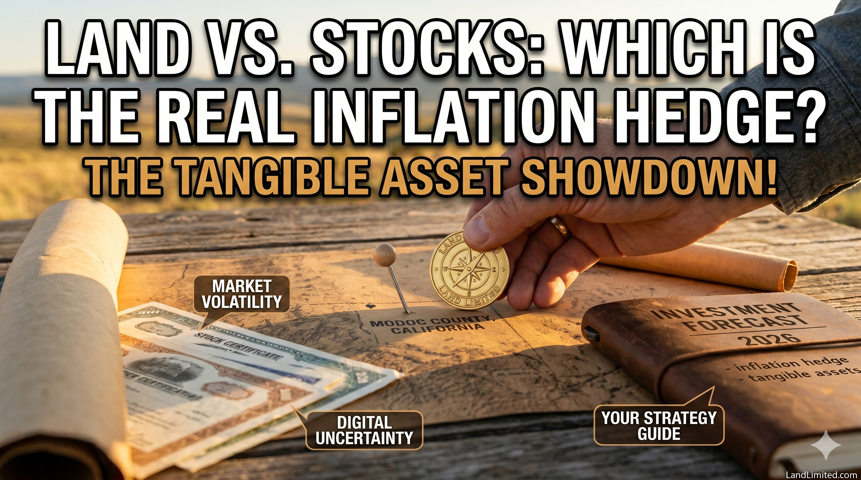 Land vs. Stocks: Why Raw Land is the Best Inflation Hedge in 2026